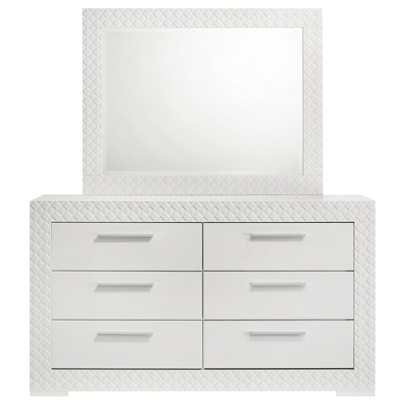 Pierce - 6 Drawer Dresser And Mirror