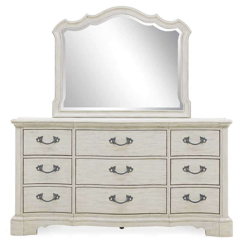 Arlendyne - Dresser And Mirror - Antique White