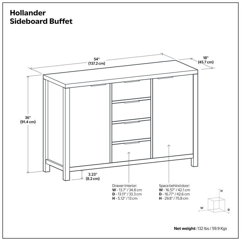 Hollander - Handcrafted Sideboard Buffet