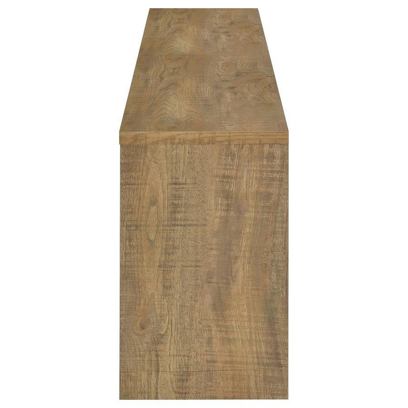 Eddy - 79" 2-Door TV Stand Fireplace Media Console - Mango