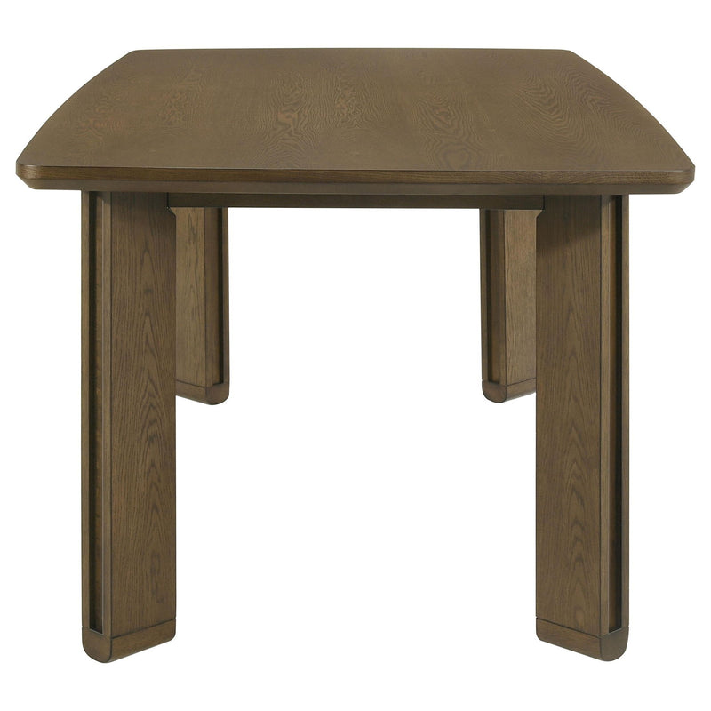 Ottowa 7-piece Rectangular Wood Dining Room Table Set Brown