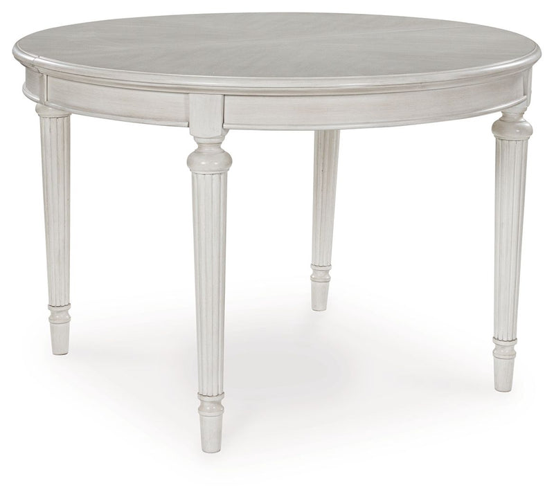 Montelaine - Oval Dining Room Extension Table - Antique White