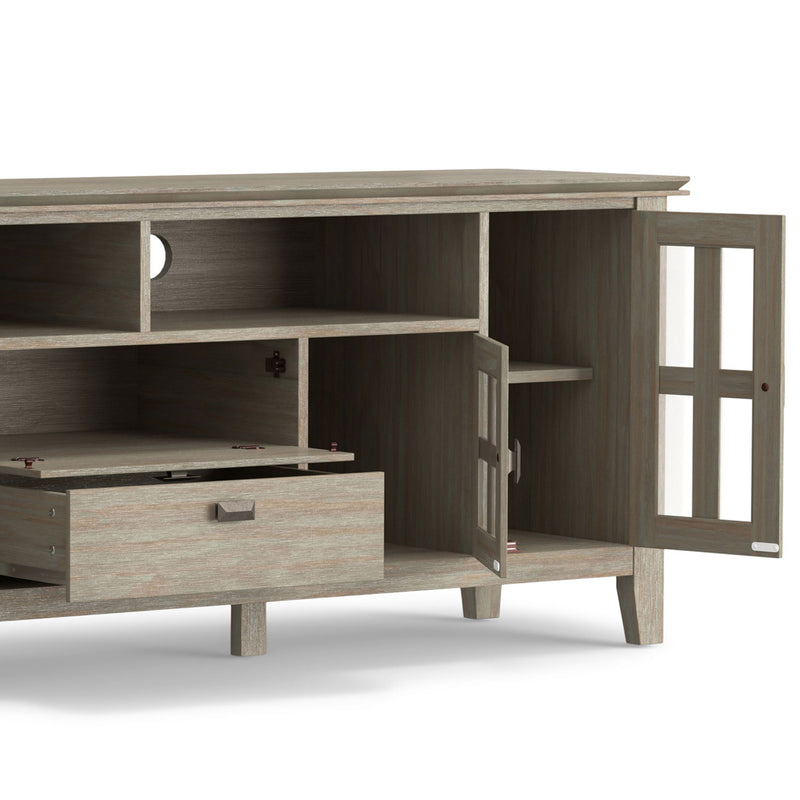 Artisan - TV Media Stand - Distressed Gray