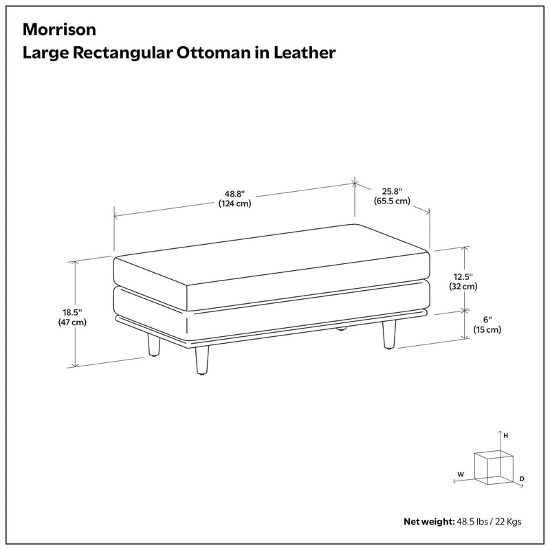 Morrison - Handcrafted Ottoman