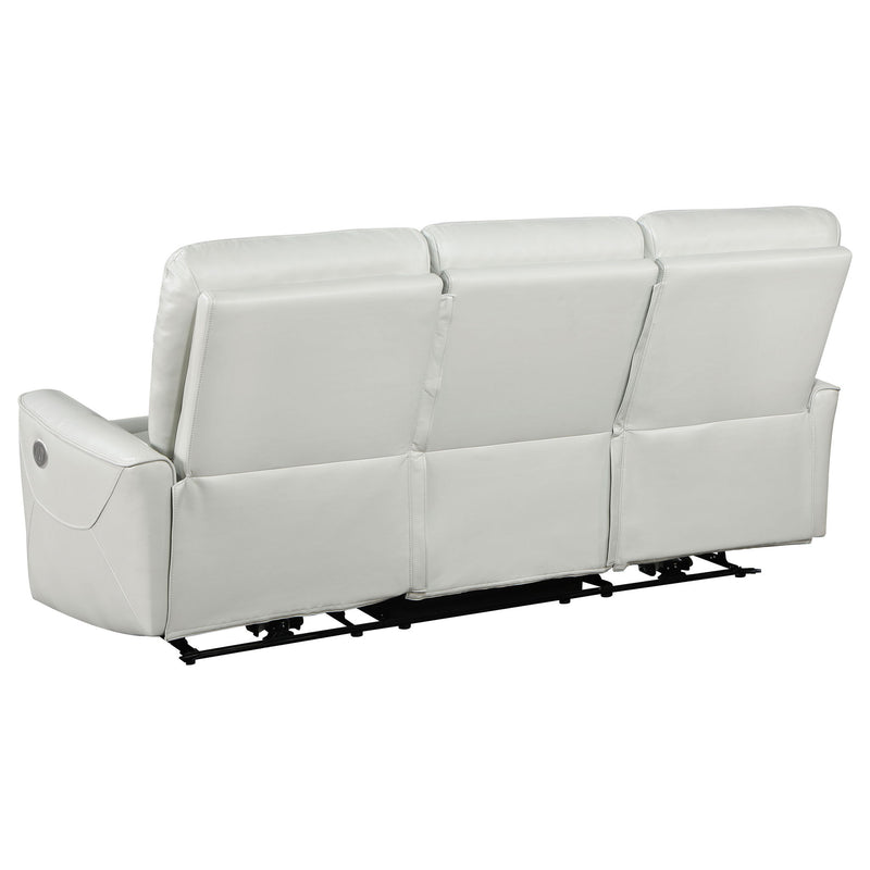 Amberly - 3 Piece Power Reclining Sofa Set - Light Gray