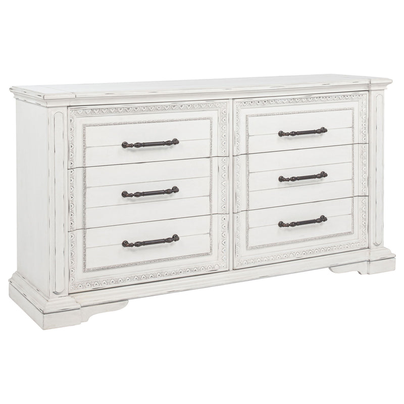 Bedroom Set With LED Lighting And Carved Moldings