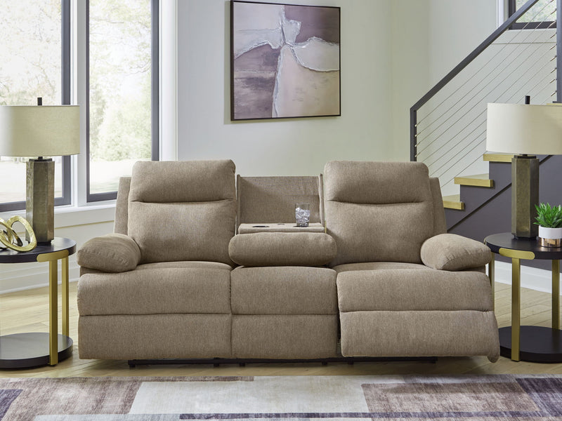 Side-Swipe - Reclining Sofa With Drop Down Table