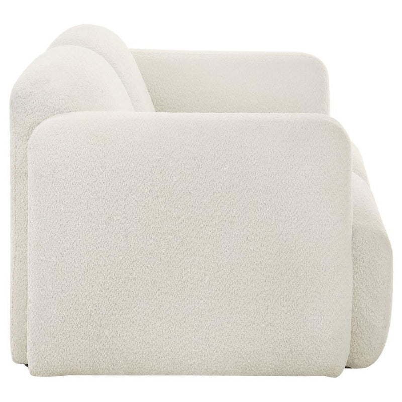 Dorset - Fabric Upholstered Round Track Arm Loveseat