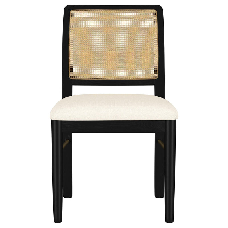 Arini 5-piece Round Dining Table Set Sand Wash and Black