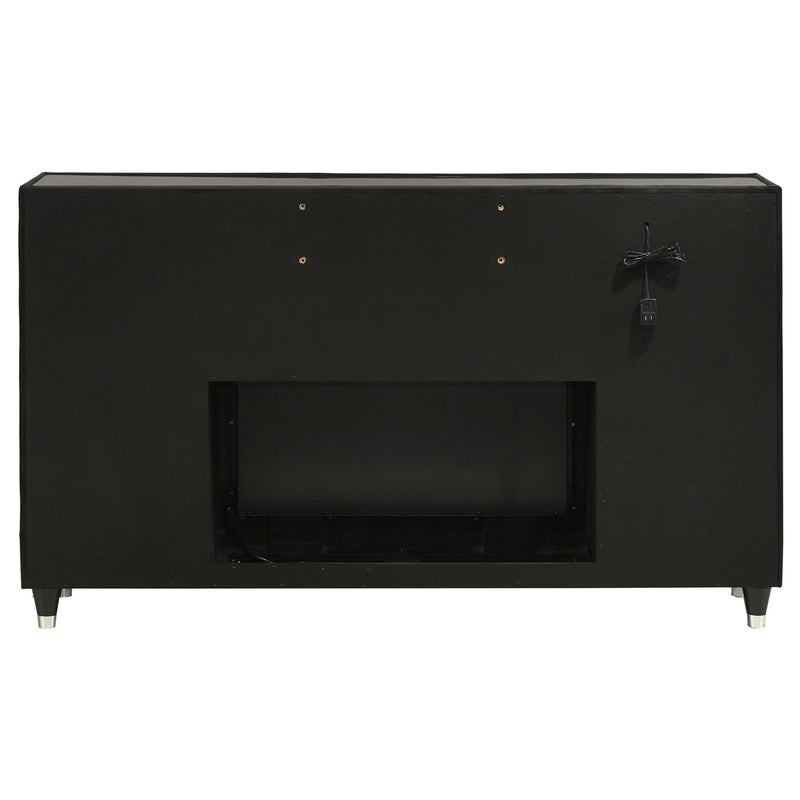 Mika - 8 Drawer LED Fireplace Dresser