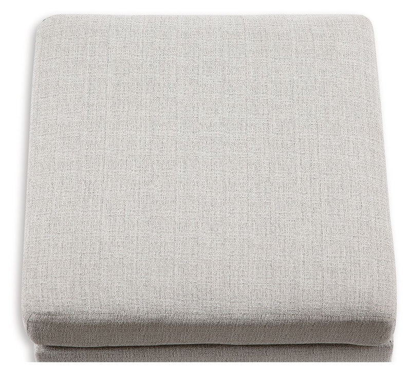 Koralynn - Oversized Accent Ottoman - Stone