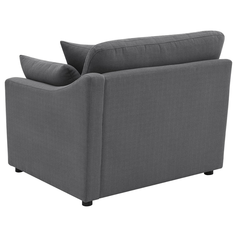 Hobson Upholstered RAF Chair Charcoal