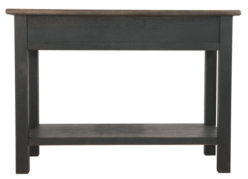 Tyler Creek - Sofa Table - Grayish Brown / Black