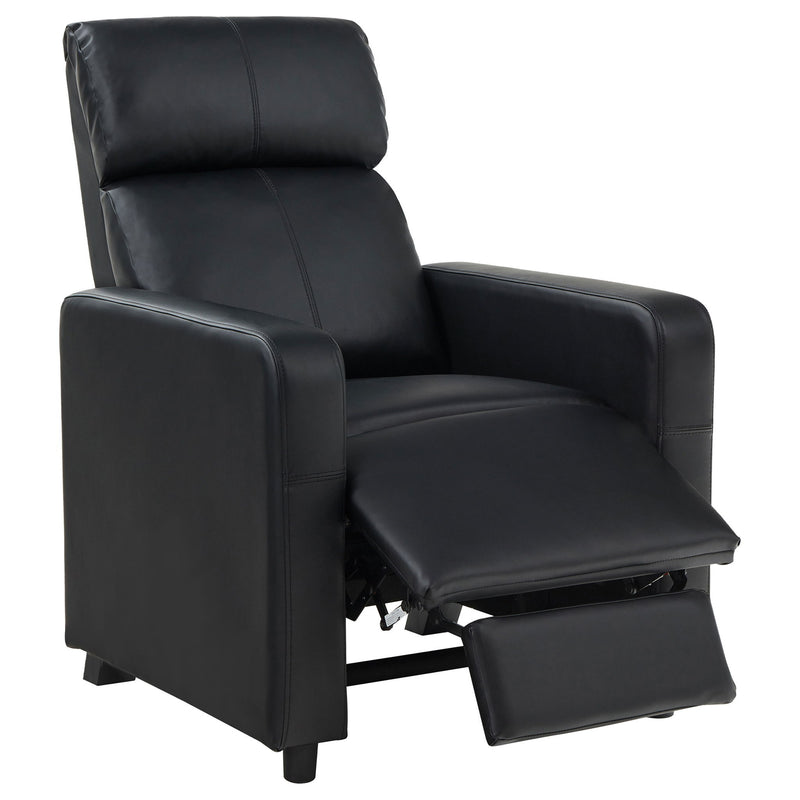 Warren - 4 Seater Home Theater With 3 Wedge Consoles - Black
