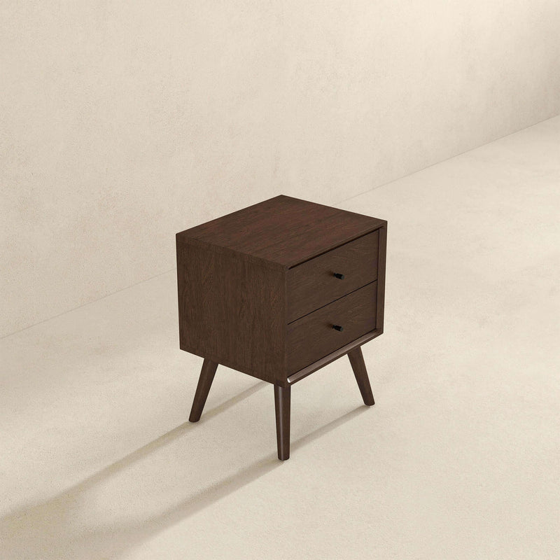 Caroline - Mid-Century Modern Style Night Stand 2 Drawer