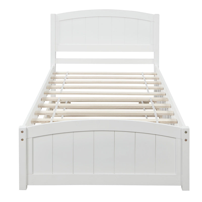 Platform Bed & Headboard, Footboard And Slat Support