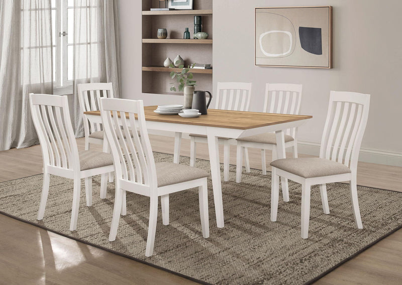 Nogales Rectangular 71-inch Wood Dining Table Off White