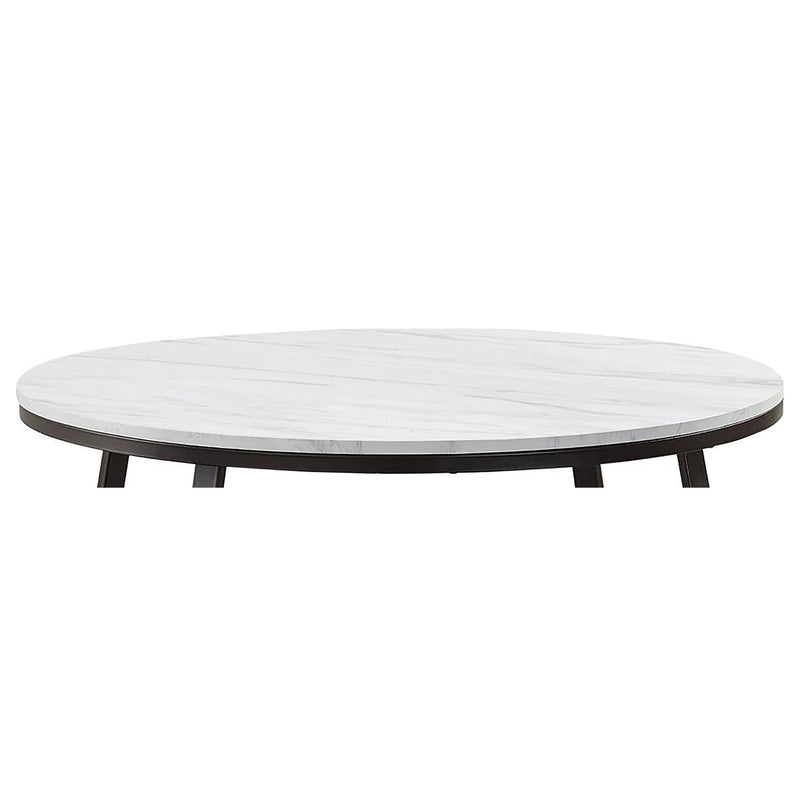Donovan - Coffee Table With Round Top - White