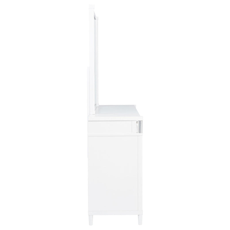Gracemont 8-drawer Bedroom Dresser with Mirror White