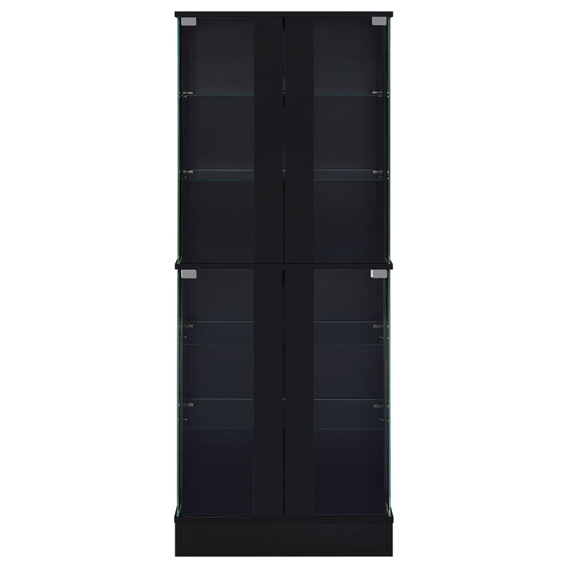 Gilbert - 4 Door LED Curio Display Cabinet