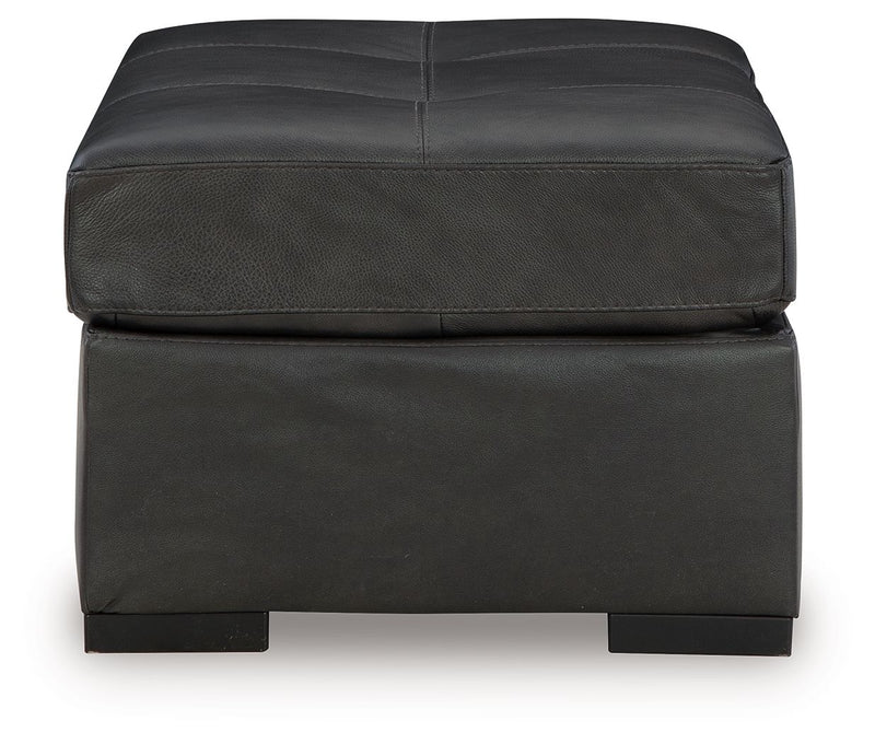 Brindley Pier - Oversized Accent Ottoman - Fog
