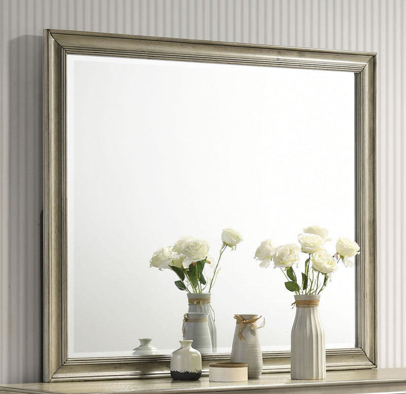 Giselle Dresser Mirror Rustic Beige — Griffin's Furniture