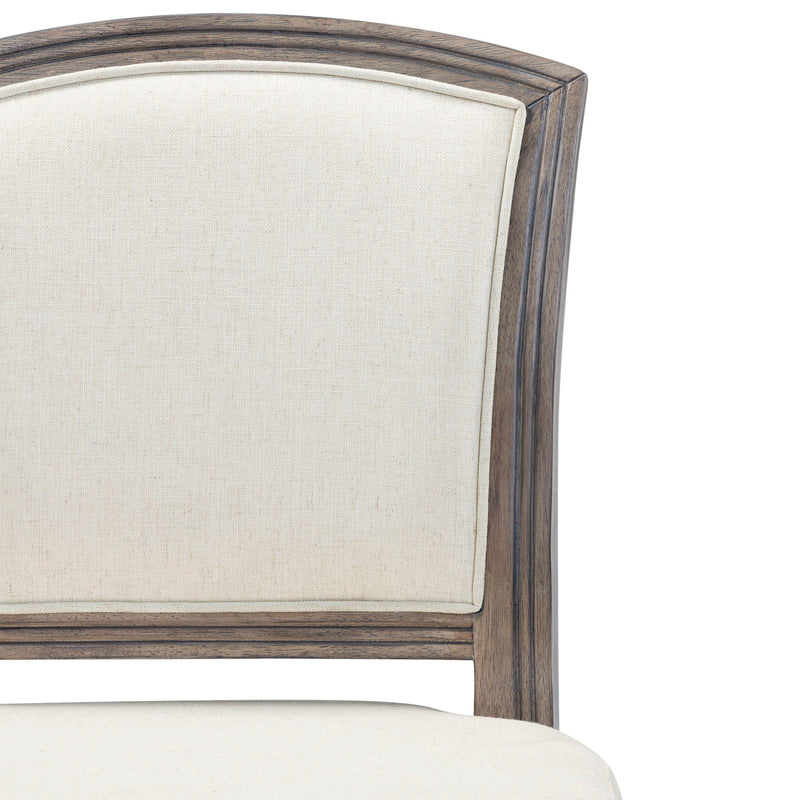 Stool With Upholstered Seat And Back