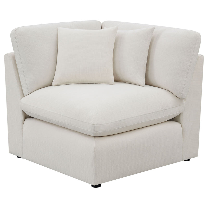 Greeley - 5 Piece Upholstered Modular Sectional Sofa - Ivory