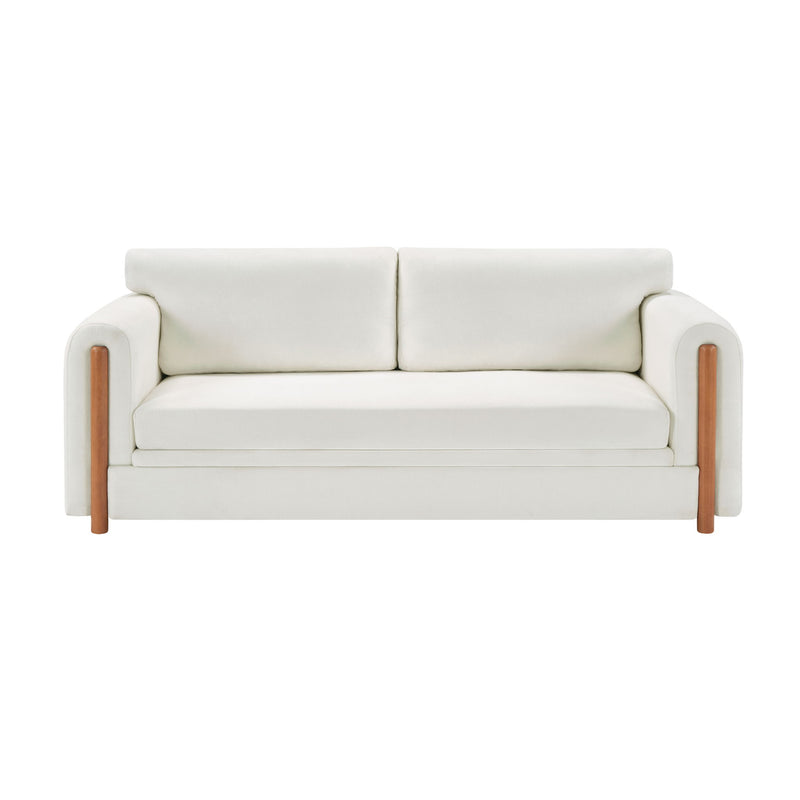 Modern 3 Seater Upholstered Couch Sofa For Living Room