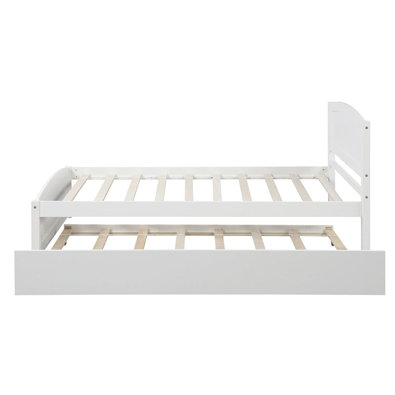 Platform Bed & Headboard, Footboard And Slat Support