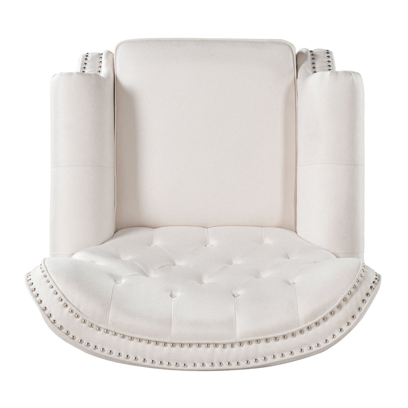 Modern Manual Push Back Recliner Chair