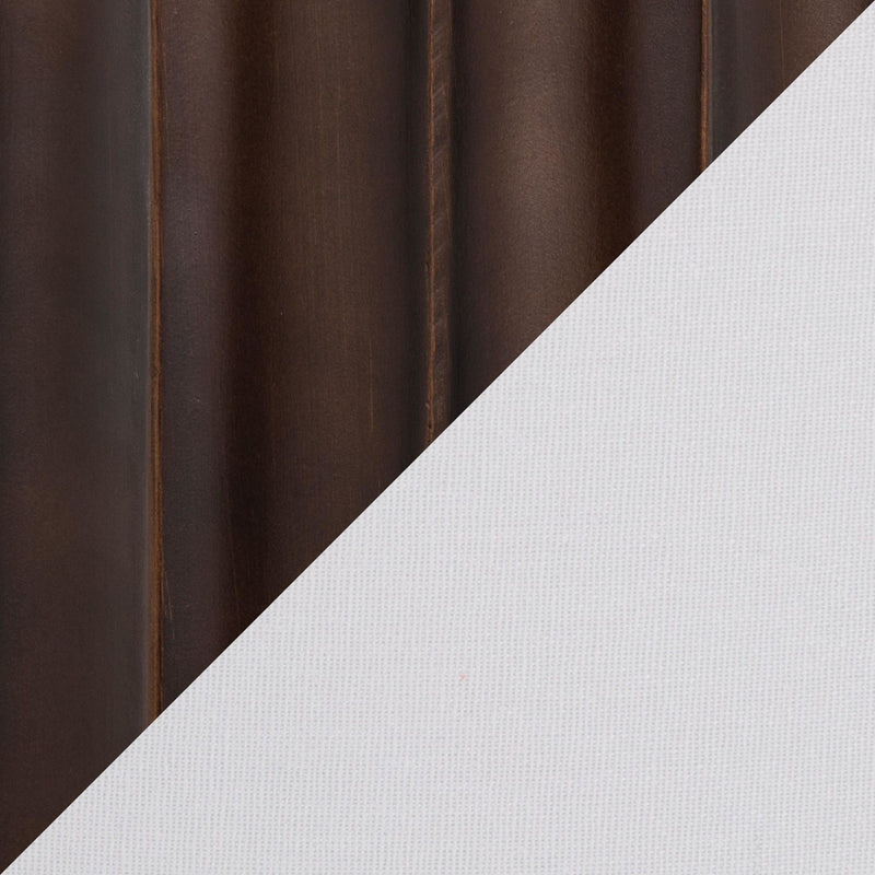 Cylinder - Fluted Contemporary Table Lamp (Set of 2) - Brown / Clear / White