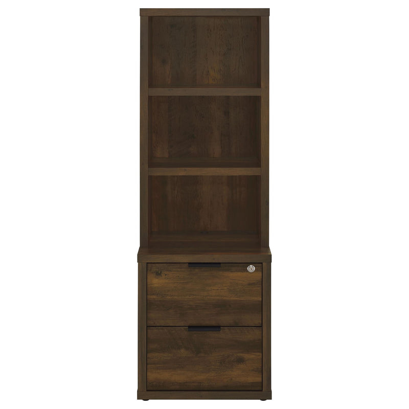 Geary - 3 Shelf Bookcase With USB Charging And Lockable Top Drawer