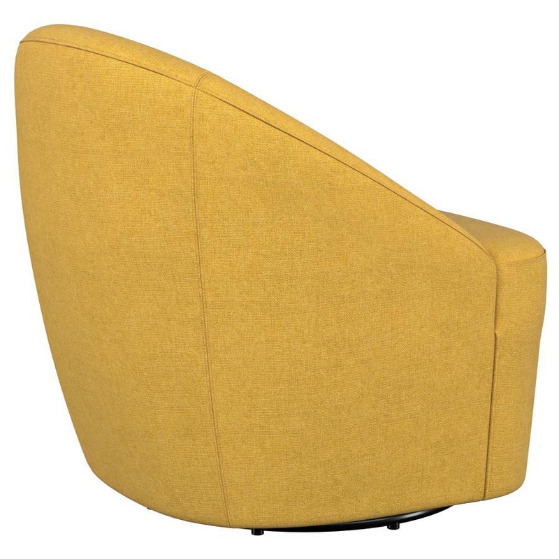 Leon - Upholstered Barrel Accent Swivel Chair