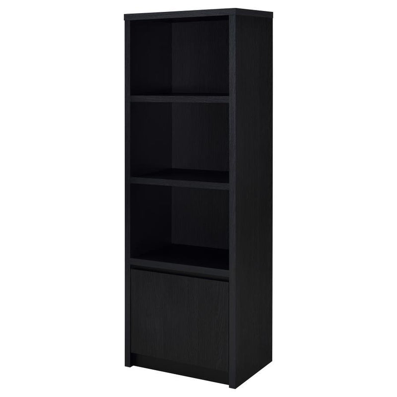 Winfield - 3-Sheld Media Tower Entertainment Pier - Black