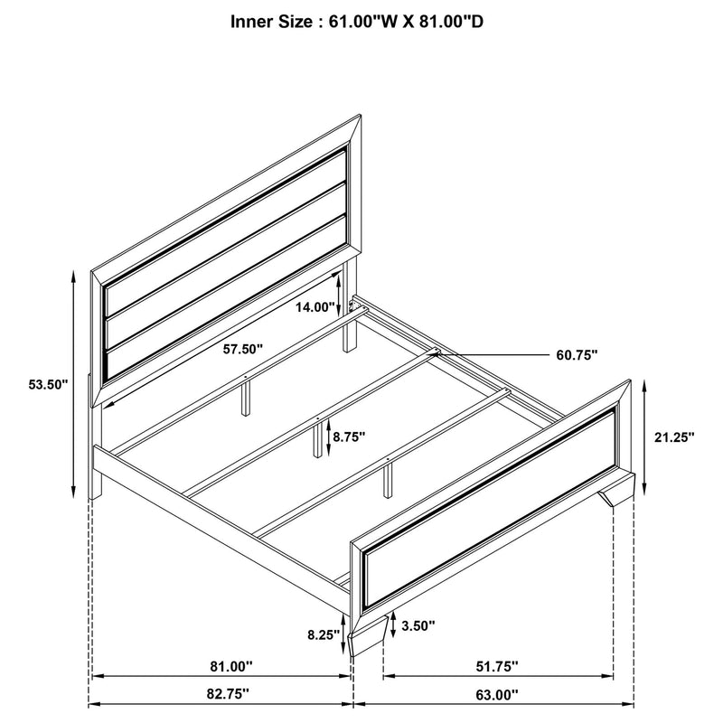 Oatfield - Panel Bed