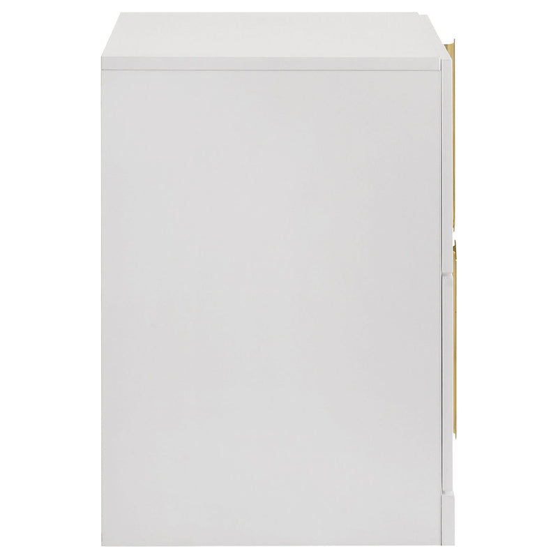 Lauryn - 2 Drawer Nightstand - Gloss White