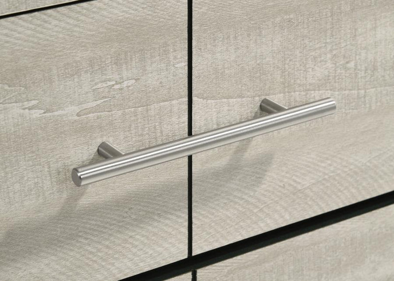 Trenton - 2-Drawer Nightstand Bedside Table - Rustic Cream