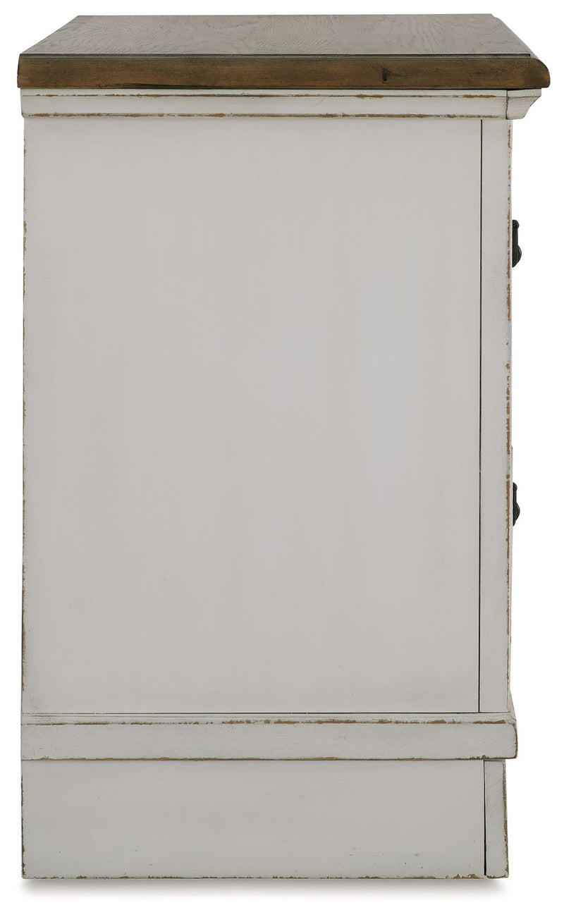 Blendon - Two Drawer Night Stand - Two-tone