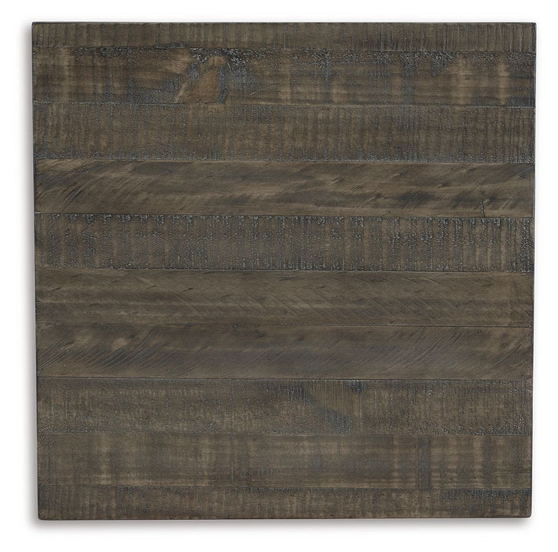 Havalance - Square End Table - White / Gray