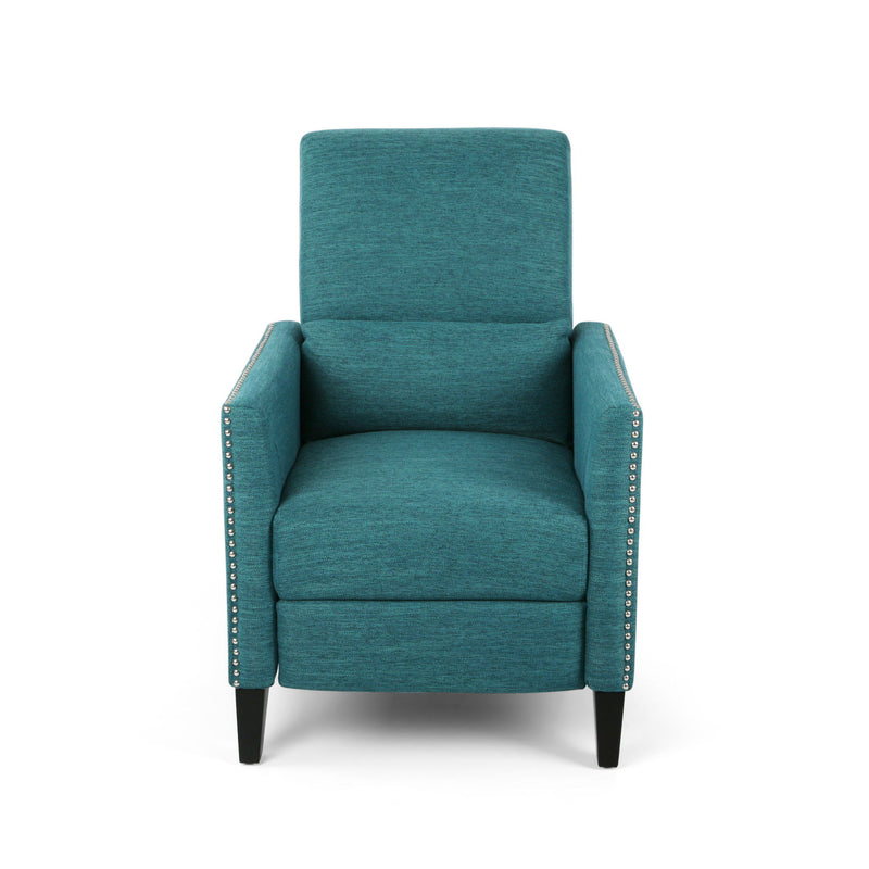 Kiersten - Contemporary Fabric Pushback Recliner