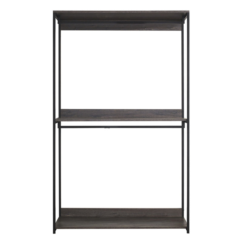 Monica - Walk-In Closet System, Modular Storage - Rustic