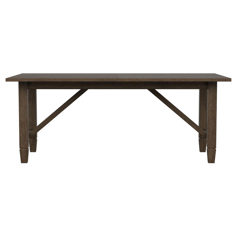 Jamie - Rectangular Dining Table With Extension Leaf - Light Brown