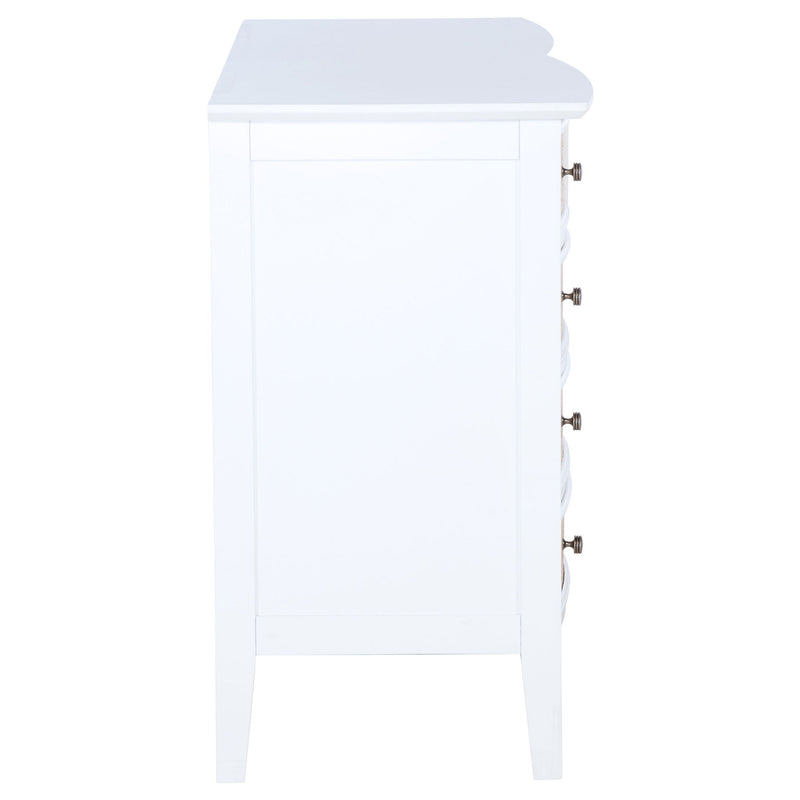 Talia - 10 Drawer Dresser Cabinet - White