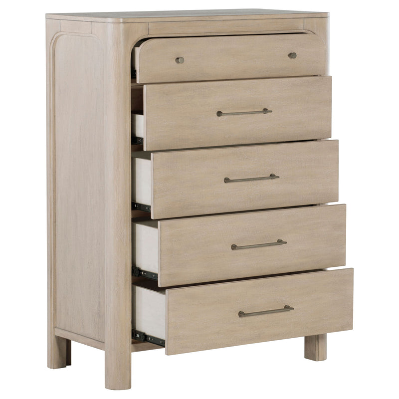 Flores - 5 Drawer Chest - Mango Color