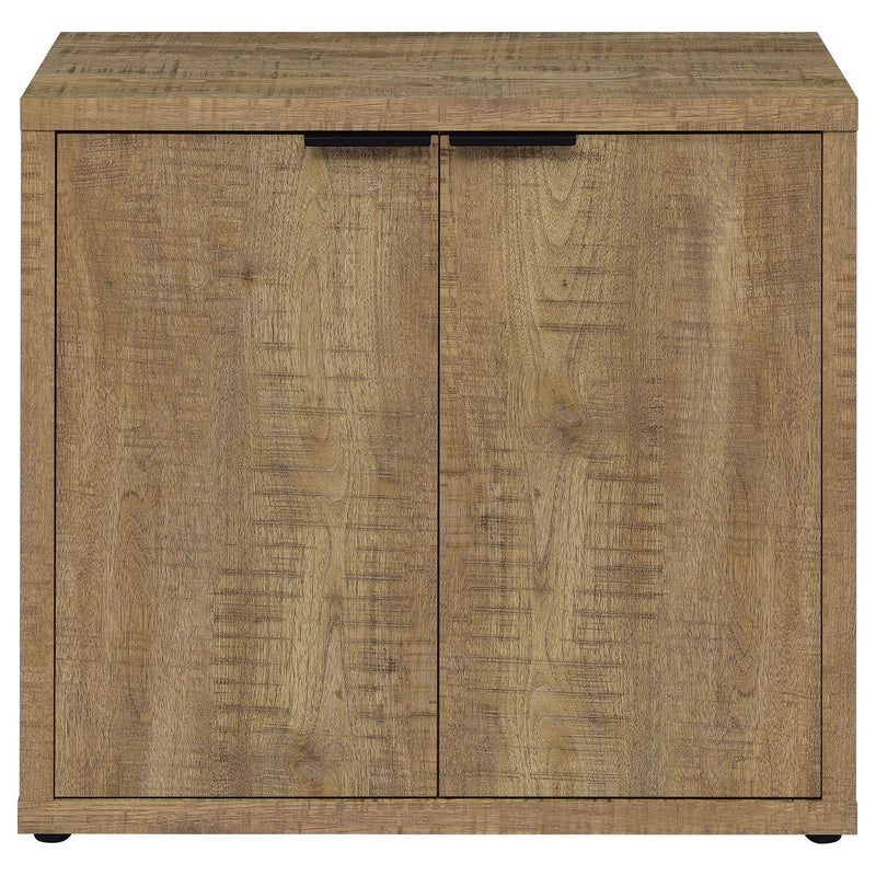 Pamplona - 2 Door Accent Cabinet Hardware - Brown