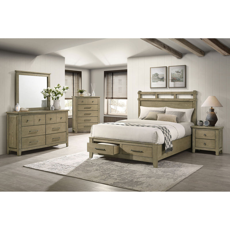 Pelton - 2 Drawer Nightstand - Oak