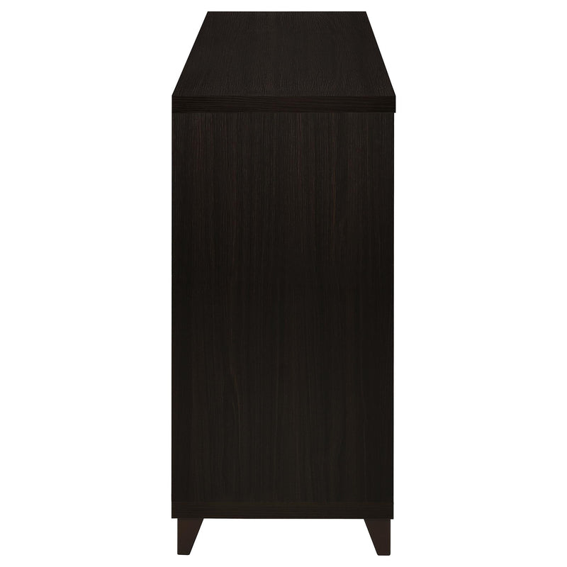 Nyler - 3 Drawer Rectangular TV Console - Cappuccino