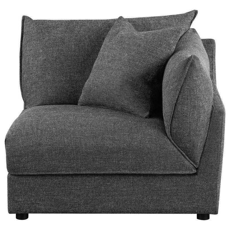 Sasha - Upholstered RAF Chair - Barely Black