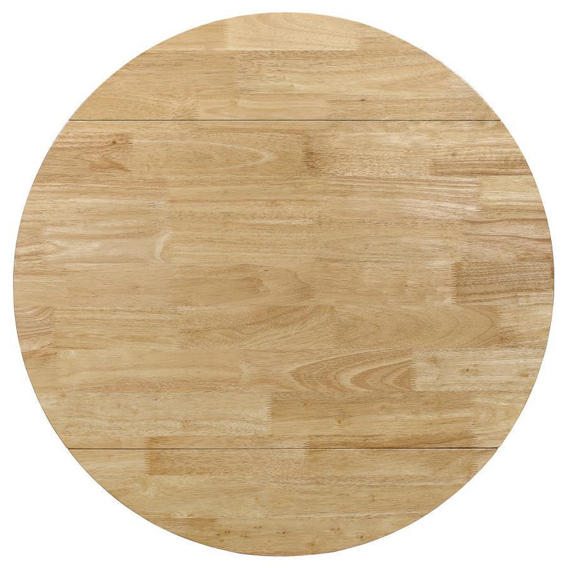 Bucknell - 3 Piece Round Drop Leaf Dining Table Set